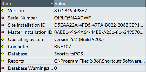 Shortcuts Fusion version for Cloud Reporting