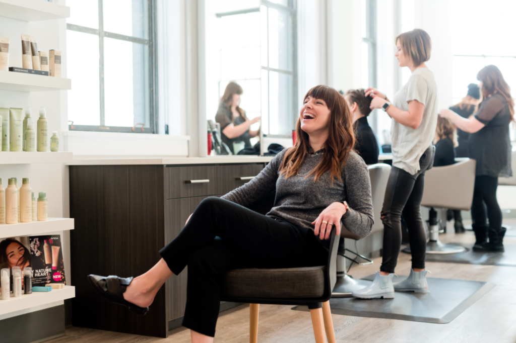 Hair salon owner growing their salon business